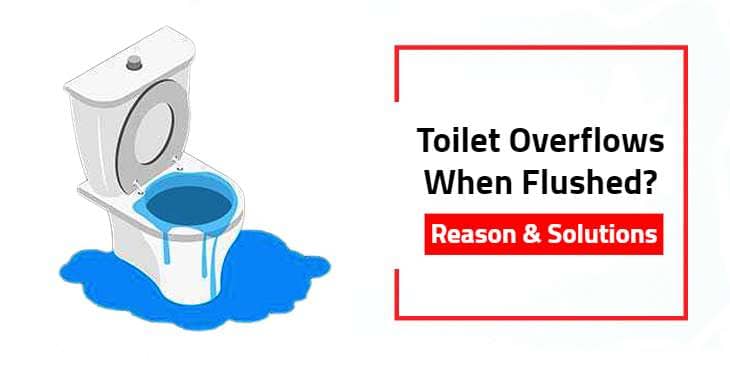 Toilet Overflows When Flushed
