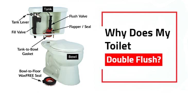 why does my toilet double flush