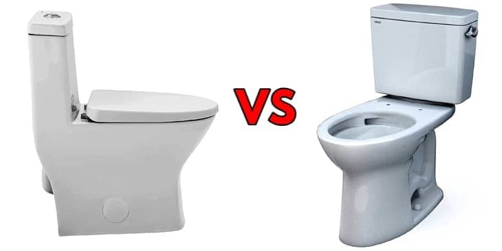 One Piece vs Two Piece Toilet