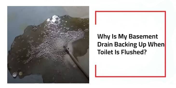 Why Is My Basement Drain Backing Up When Toilet Is Flushed